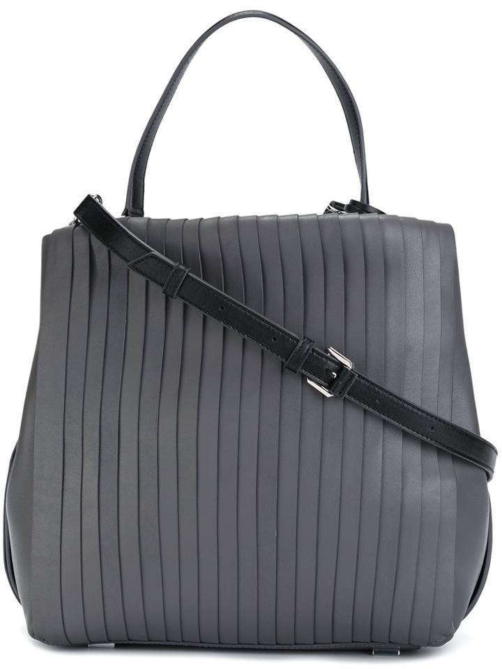 Dkny Pleated Tote, Women's, Grey