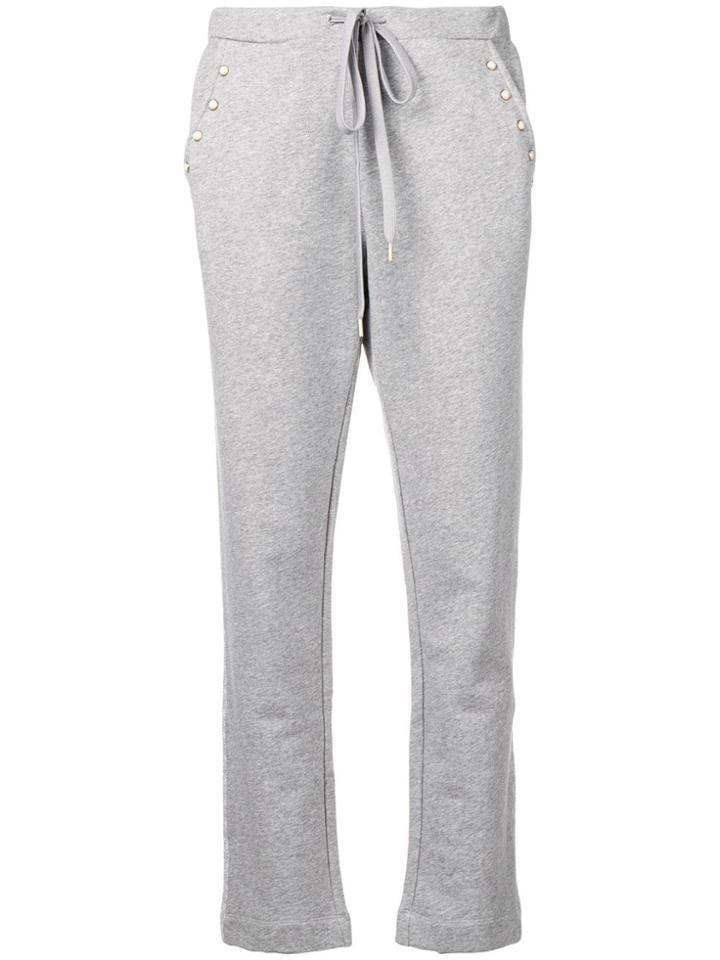 Twin-set Cropped Sweatpants - Grey