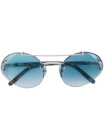 Swarovski Eyewear Round Sunglasses - Blue