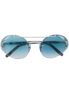 Swarovski Eyewear Round Sunglasses - Blue