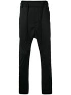 Di Liborio Drop-crotch Trousers - Black