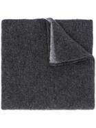 Dell'oglio Knitted Cashmere Scarf - Grey