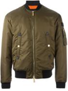 Dsquared2 'military' Bomber Jacket, Men's, Size: 48, Green, Polyamide/polyester/polyurethane