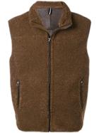 Lardini Sleeveless Lightweight Jacket - Brown