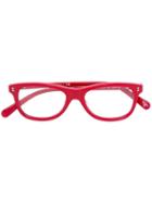 Stella Mccartney Kids Oval Frame Glasses, Red