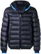 Moncler Zipped Hooded Jacket - Blue