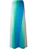 Missoni Digital Effect A-line Maxi Skirt