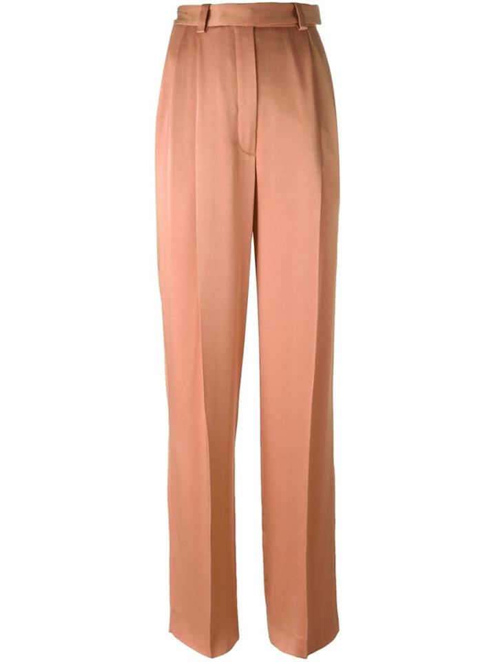 Lanvin High Rise Wide Trousers - Pink & Purple
