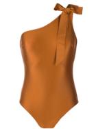 Zimmermann Veneto Tie Swimsuit - Brown