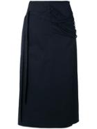 Calvin Klein 205w39nyc Tie Waist Skirt - Blue
