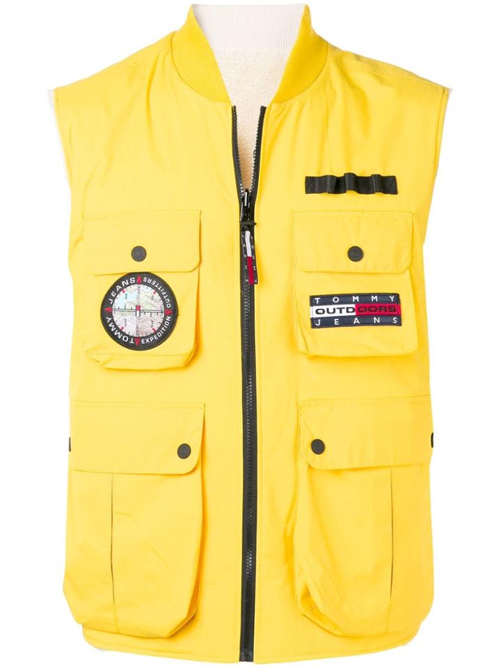 Tommy Jeans Patchwork Expedition Gilet - Yellow