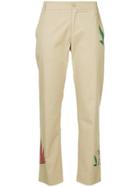 P.a.r.o.s.h. Printed Chino Trousers - Brown