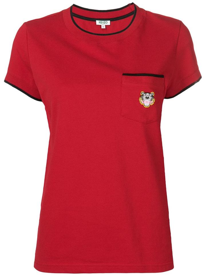 Kenzo Tiger Logo T-shirt - Red