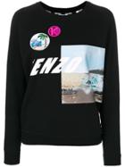 Kenzo Embroidered Sweatshirt - Black