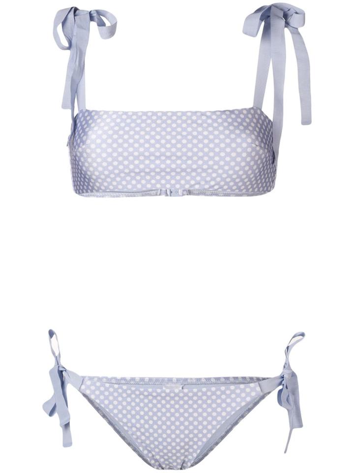Zimmermann Polka Dot Bikini - Blue