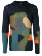 Roberto Collina Fitted Crew Neck Jumper - Blue
