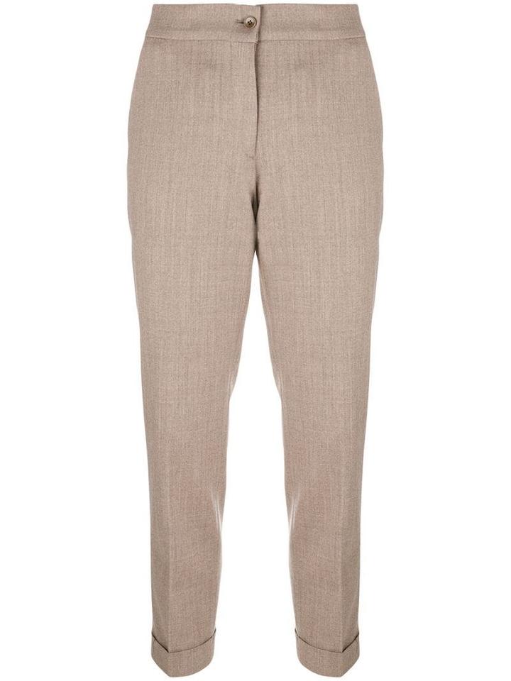 Etro Slim Tailored Trousers - Neutrals