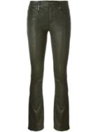 Rta Bootcut Trousers, Women's, Size: 28, Green, Lamb Skin