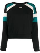 Fila Stripe Panel Sweatshirt - Black