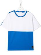 Calvin Klein Kids Star Detail Panel T-shirt - Blue