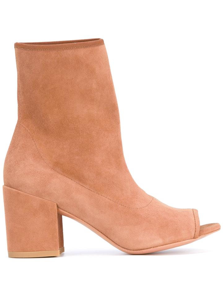 Stuart Weitzman Big Koko Boots - Nude & Neutrals