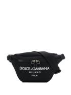 Dolce & Gabbana Logo Print Belt Bag - Black