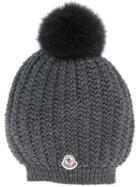 Moncler Fur Pom Pom Beanie