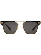 Gucci Eyewear Square-frame Metal Sunglasses - Metallic