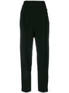 3.1 Phillip Lim Pleated Cropped Trousers - Black
