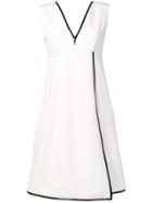 Gianluca Capannolo Contrast Piping Dress - White