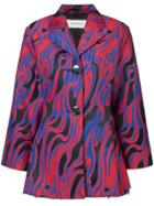 Marques'almeida Printed Blazer - Red