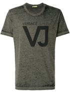 Versace Jeans Vj Print T-shirt - Grey