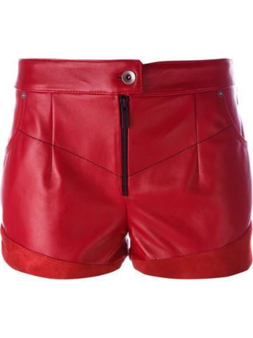 Magda Butrym Leather Shorts