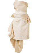 Rubin Singer Strapless Dress, Women's, Size: 4, Nude/neutrals, Silk