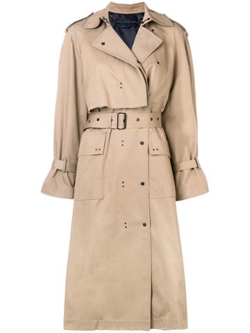 Eudon Choi Gesner Trench Coat - Nude & Neutrals