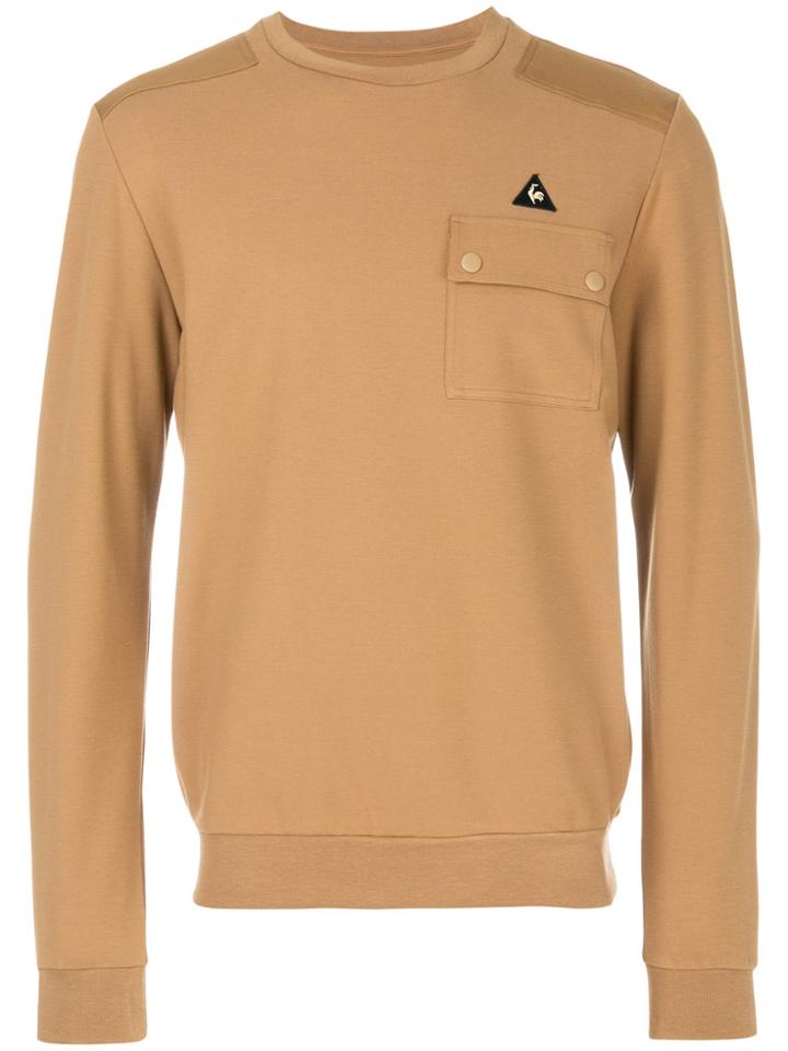 Le Coq Sportif Crew Neck Sweatshirt - Nude & Neutrals