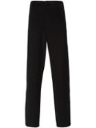 Giorgio Armani Regular Fit Trousers, Men's, Size: 48, Black, Polyamide/polyester/viscose
