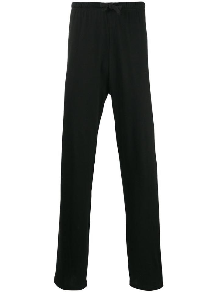 Loose-fit Track Pants - Men - Organic Cotton - L, Black, Organic Cotton, The White Briefs