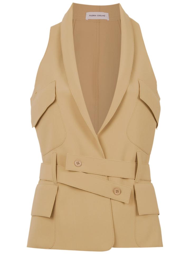 Gloria Coelho Street Blazer - Yellow & Orange