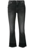 7 For All Mankind Cropped Bootcut Jeans - Grey