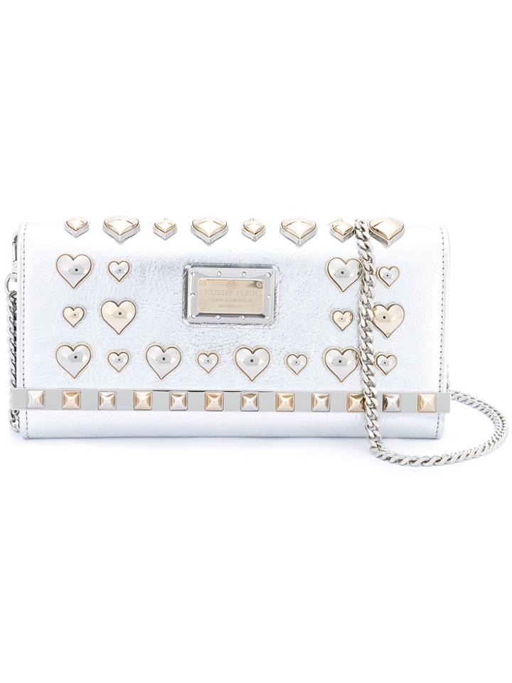 Philipp Plein Passenger Shoulder Bag - Metallic