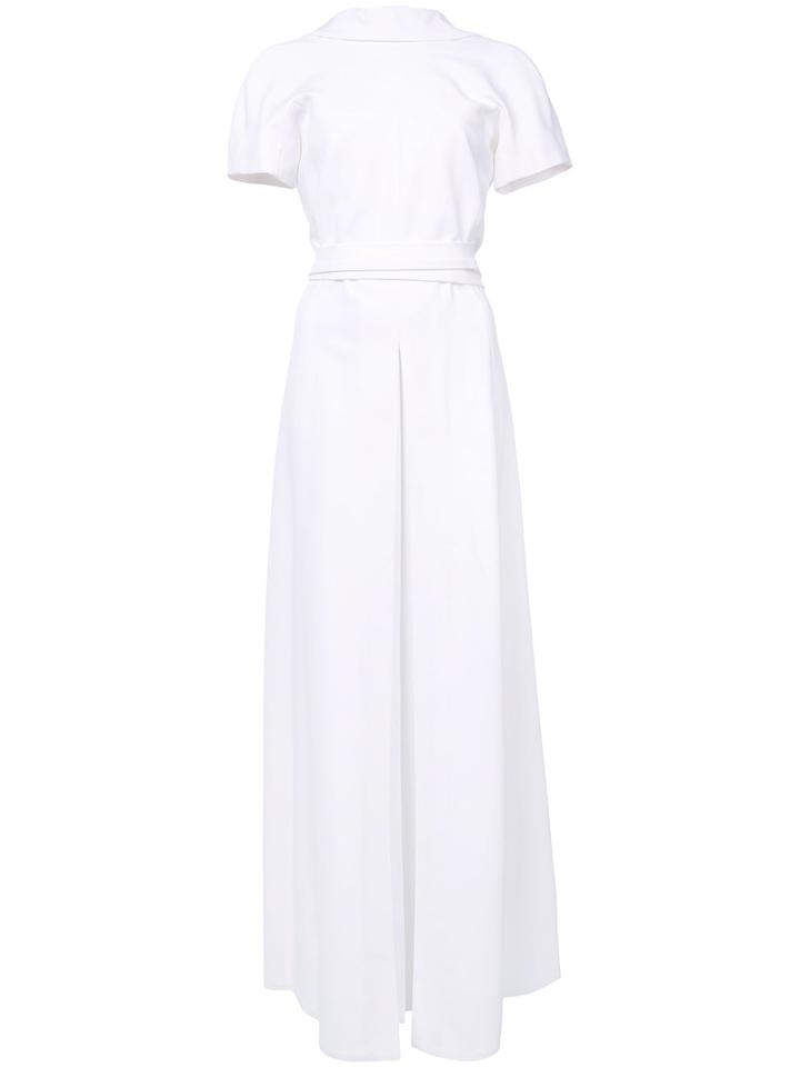 Rosetta Getty - Slit Maxi Dress - Women - Viscose/spandex/elastane - 0, White, Viscose/spandex/elastane
