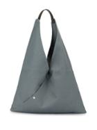 Cabas Large Triangle Tote - Blue