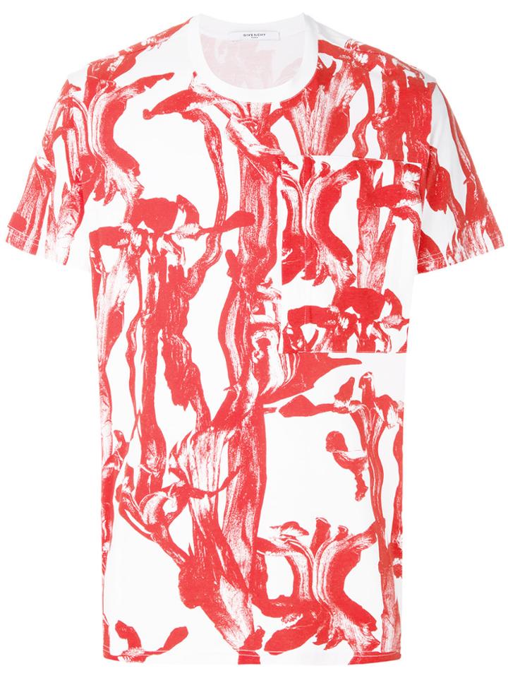 Givenchy Printed Chest Pocket T-shirt - White