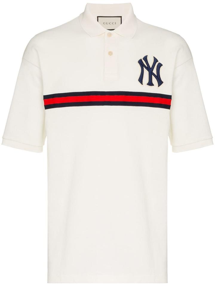 Gucci Gg Os Ny Polo Wht - White