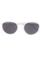Oliver Peoples Oversized Sunglasses, Women's, White, Acetate/metal