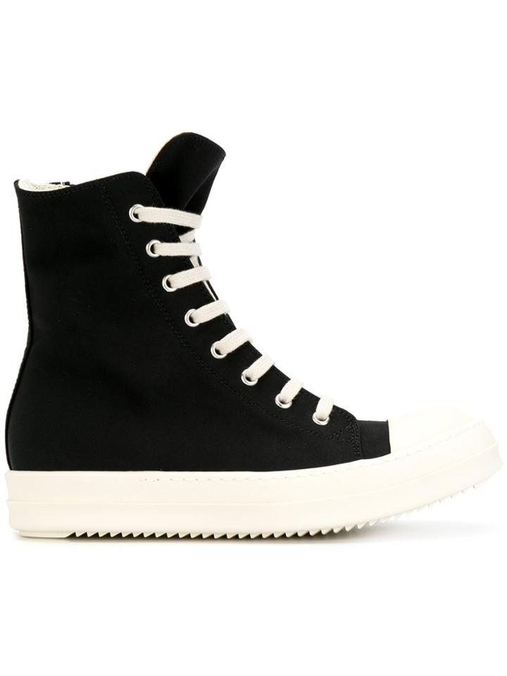 Rick Owens Drkshdw Platform Hi-tops - Black