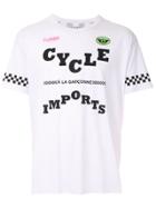 À La Garçonne Camiseta Cycle Imports À La Garçonne + Hering - White