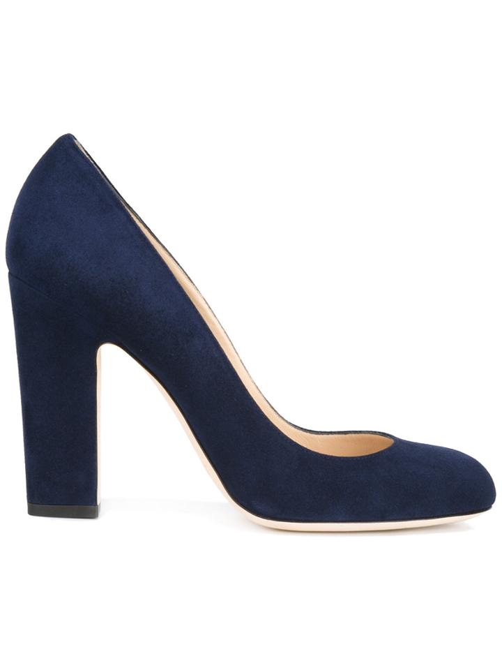 Jimmy Choo Billie 100 Pumps - Blue