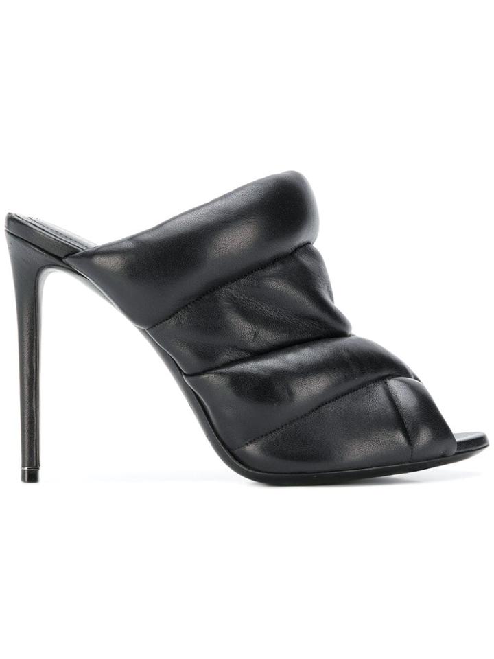 Nicholas Kirkwood Puffer Mules - Black
